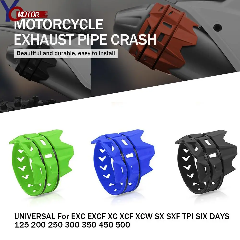 

Universal For BETA RR RS RRS 125 250 390 500 X Motorcycle Exhaust Tail Pipe Cover Guard Escape Muffler Silencer Protector Parts