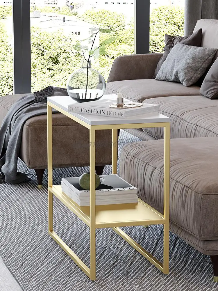 Шиферный квадратный столик для гостиной диван боковой шкаф прикроватный