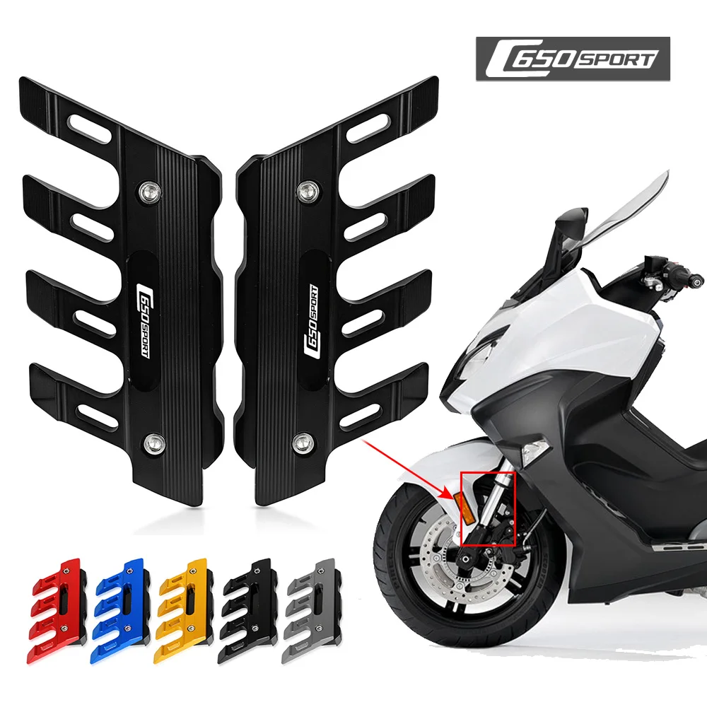 

For BMW C650 sport C650sport 2015 2016 2017 Motorcycle Accessories Mudguard Side Protection Block Front Fender Anti-Fall Slider