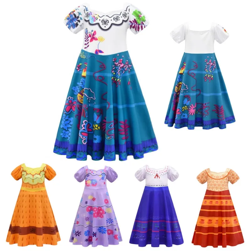 Новинка платье принцессы Детский костюм для косплея детские платья с героями