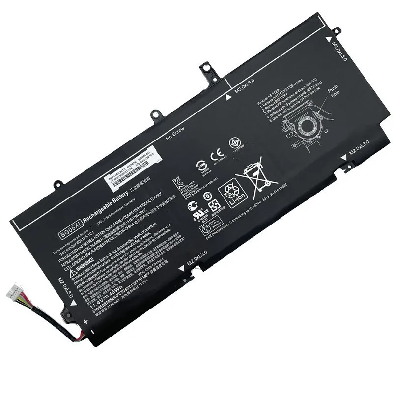 Аккумулятор BG06XL для HP EliteBook HSTNN-Q99C 1040 G3 (P4P90PT) 804175-1B1 804175-1C1 804175-181 45WH - купить по