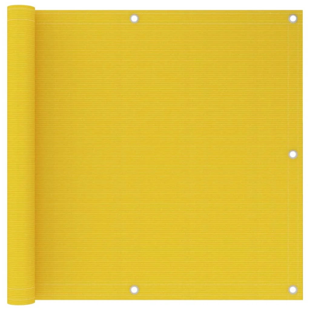 

Balcony screen yellow 90x600 cm HDPE