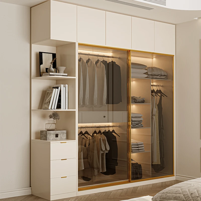 Шкаф для хранения мебель комнатных шкафов деревянные органайзеры бронированная