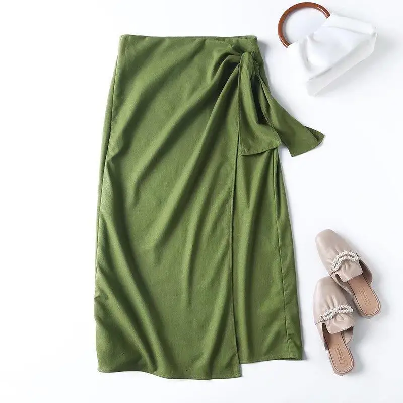 

2022 07 New Spring Summer Women Female Sexy Polyester Brand Skirt