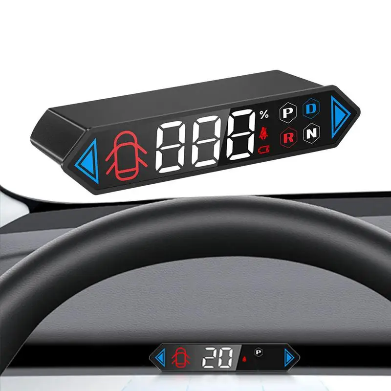 

2019~2022 Te-sla HUD Head-up Display For Tesla Car Model 3 Model Y Digital Speedometer Car GPS Model 3 Model Y Car Accessories