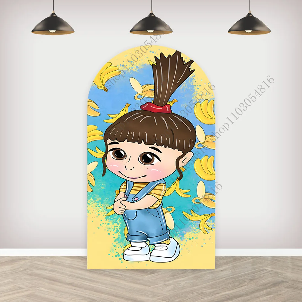 MINISO Миньоновая арка фото фон арочная стена для детей милая тема день рождения