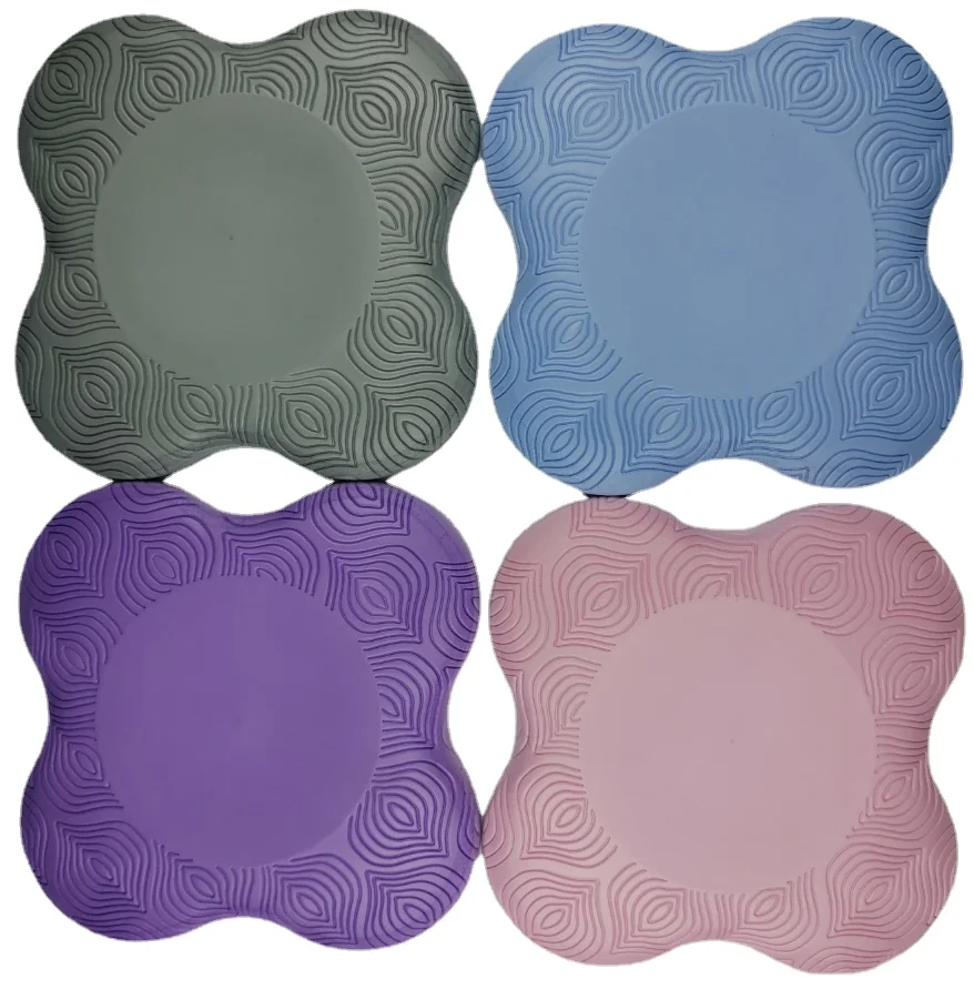 

1pc Pilates Knee Wrist Hand Non-slip Solid Color Protective Pad Yoga Mat Non-slip Knee Pad Elbow Pad Soft TPE Foam Pad Support