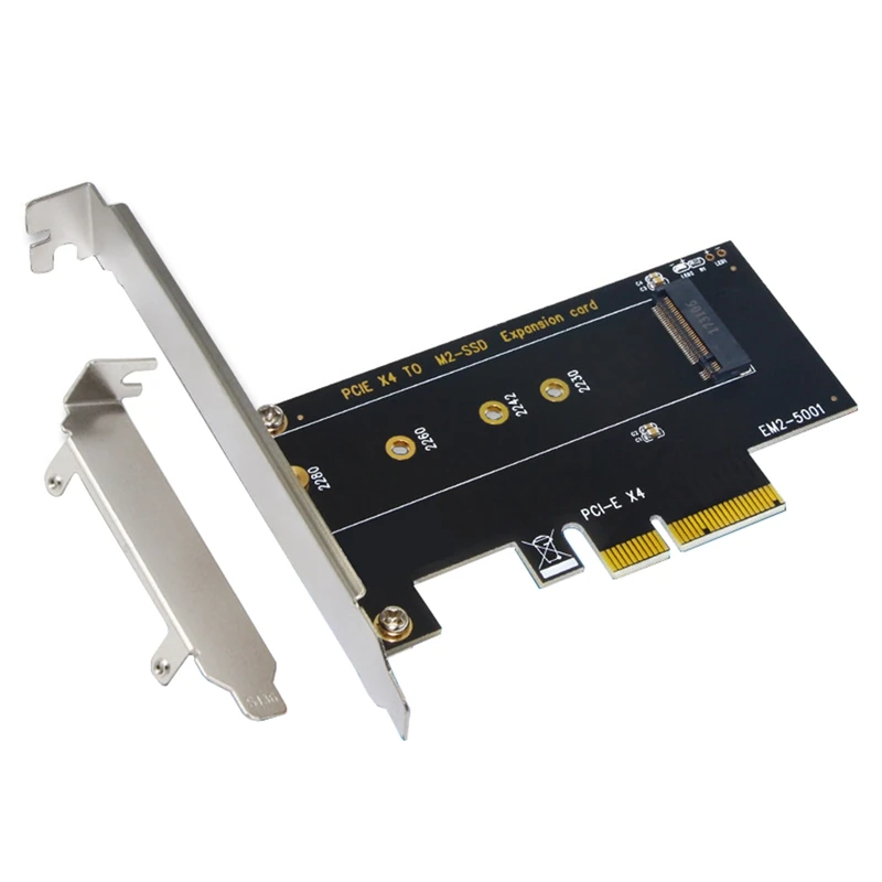 

PCIE To M.2 NVME Adapter Riser Card M.2 Key Type NGFF SSD Adapter Card PCIE To PCIE3.0 4X Expansion Card
