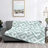 geometric bohemian plaid blankets sofa cover coral fleece plush print europe soft throw blankets for bed bedroom bedspreads 1