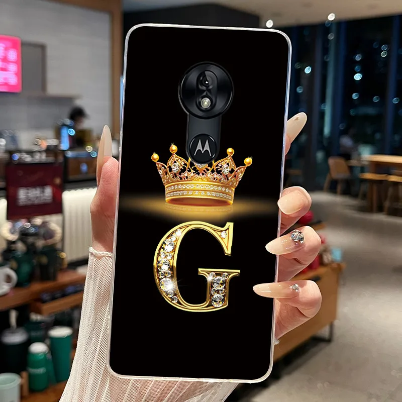 Фото Чехол для Motorola Moto G7 Play G7 Power, прозрачный, мягкий, из ТПУ, модный, с надписью в виде короны, задняя крышка, корпус для MotoG7 Play Power №5