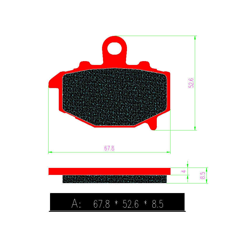 Высококачественные керамические передние и задние тормозные колодки для