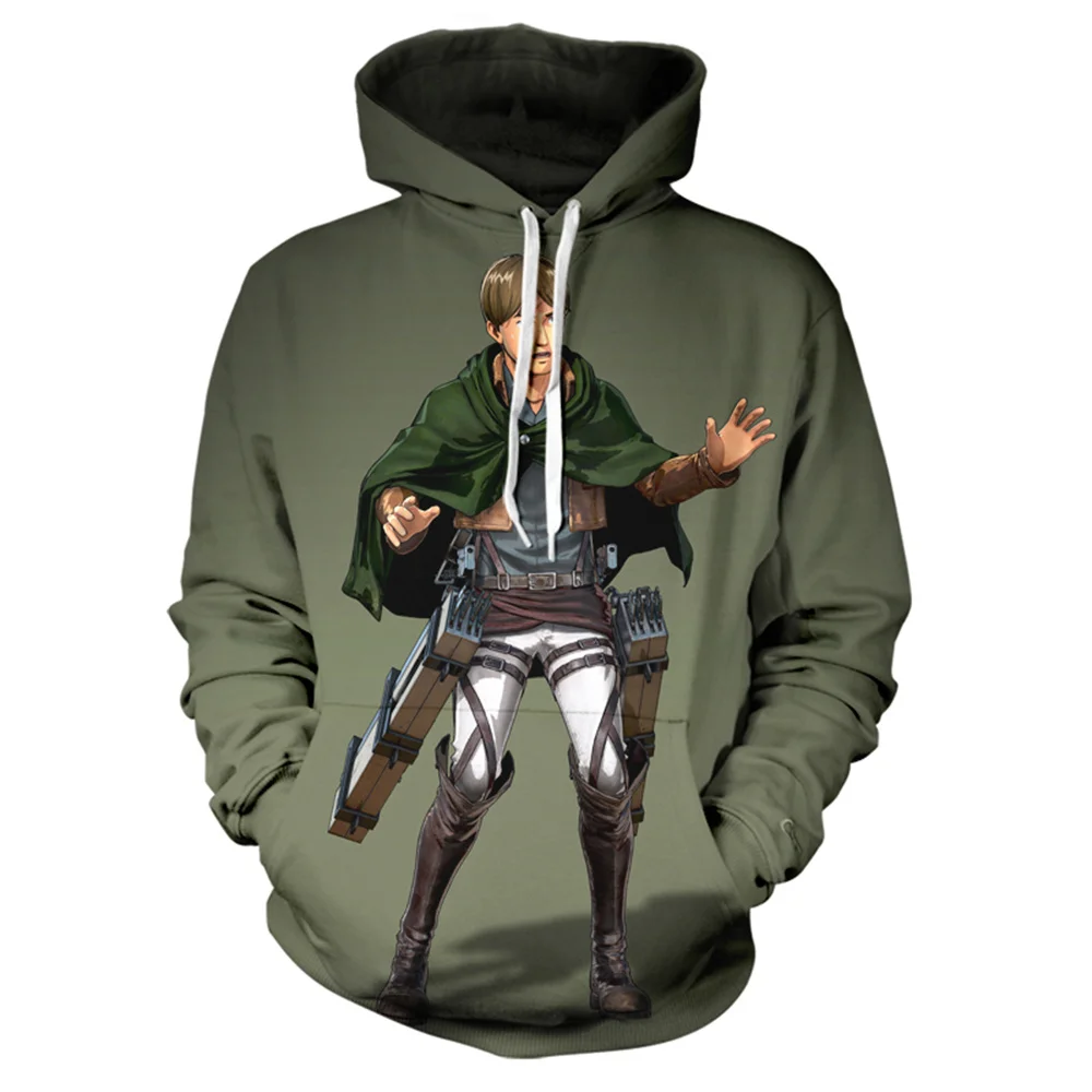 

Толстовка мужская с принтом «атака на Титанов»