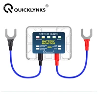 quicklynks bm5 12v led battery tester volt amp lead acid battery tester monitor bm5 battery analyzer load car battery checker