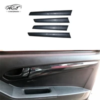 for isuzu d max mu x 2012 2019 4pcs carbon fiber color inner door line decorative trim cover