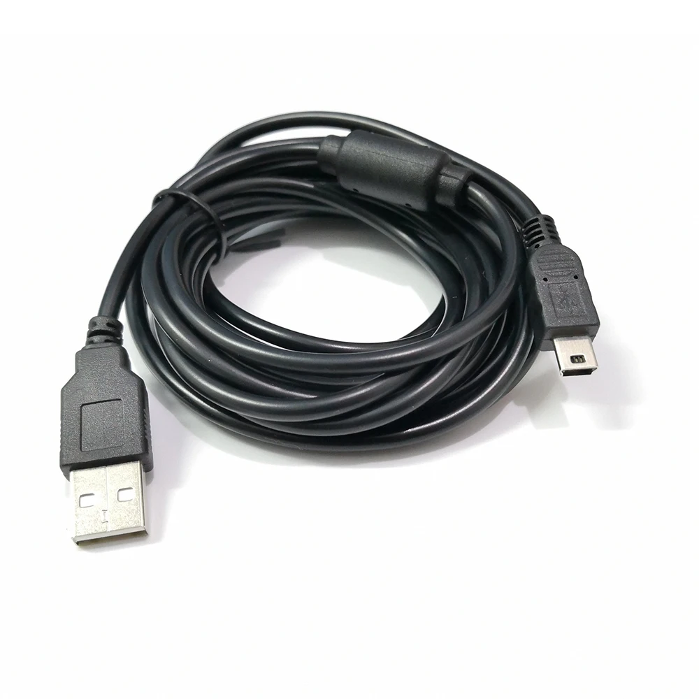 Фото Кабель для зарядки беспроводной консоли PS3 с магнитным кольцом для контроллера Sony Playstation 3, USB-шнур для зарядного устройства №3