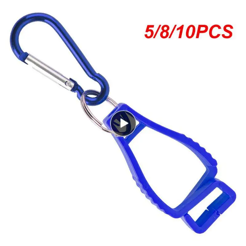 

5/8/10PCS Glove Clip Belt Loop Labor Construction Anti-lost Safety Glove Holder Working Gloves Clips Work Clamp Safety