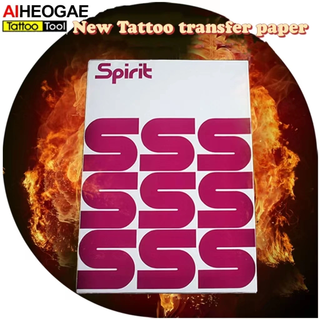 10pcs Tattoo Transfer Paper Spirit Tattoo Stencil Copier Carbon Thermal Paper Leaves Tattoo Supply A4 Paper Size Accessories