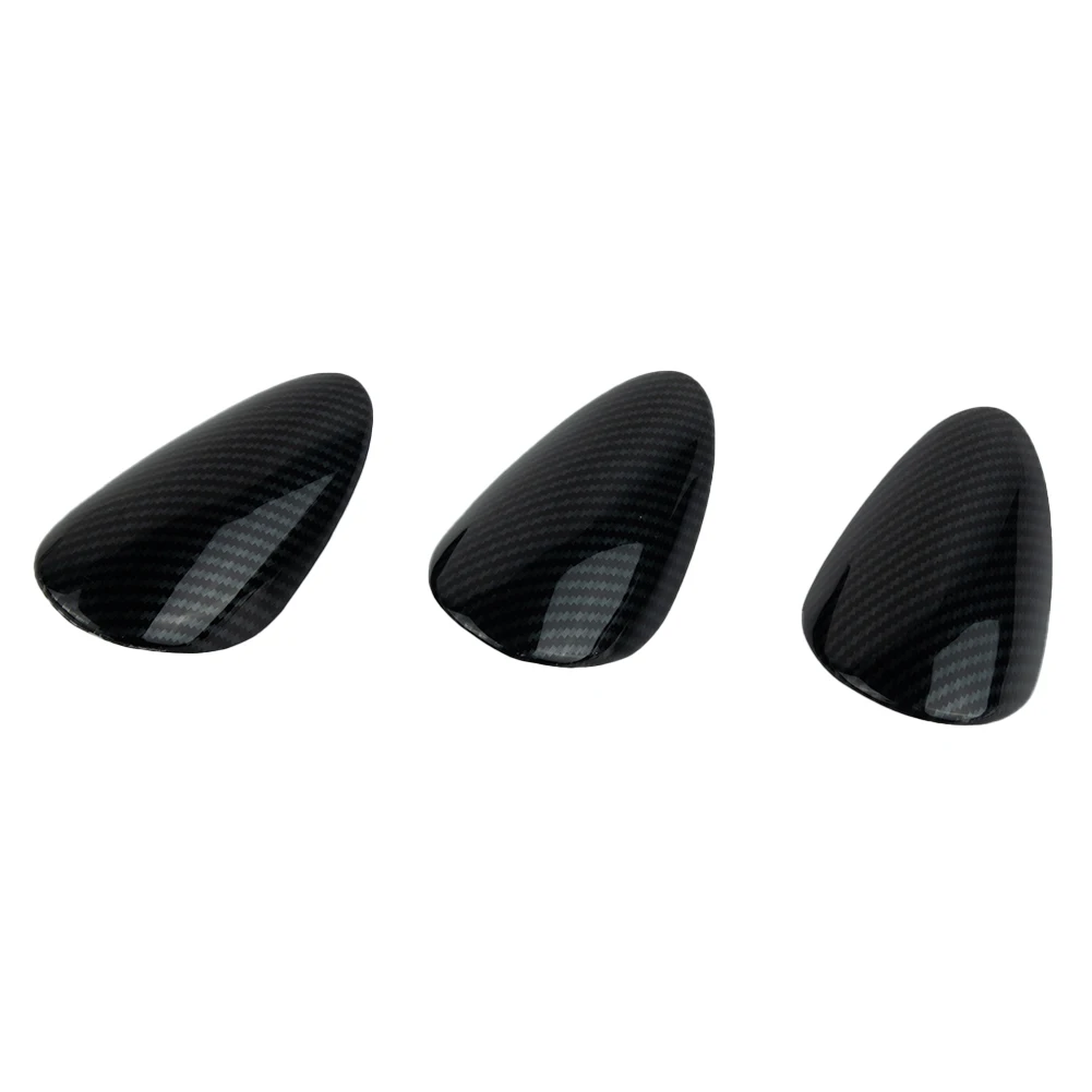 

3pcs 3D Stickers Interior Parts 3D Car Accessories Center Control Outlet Flim Fiber Protector Interior Anti-scratch Stickers