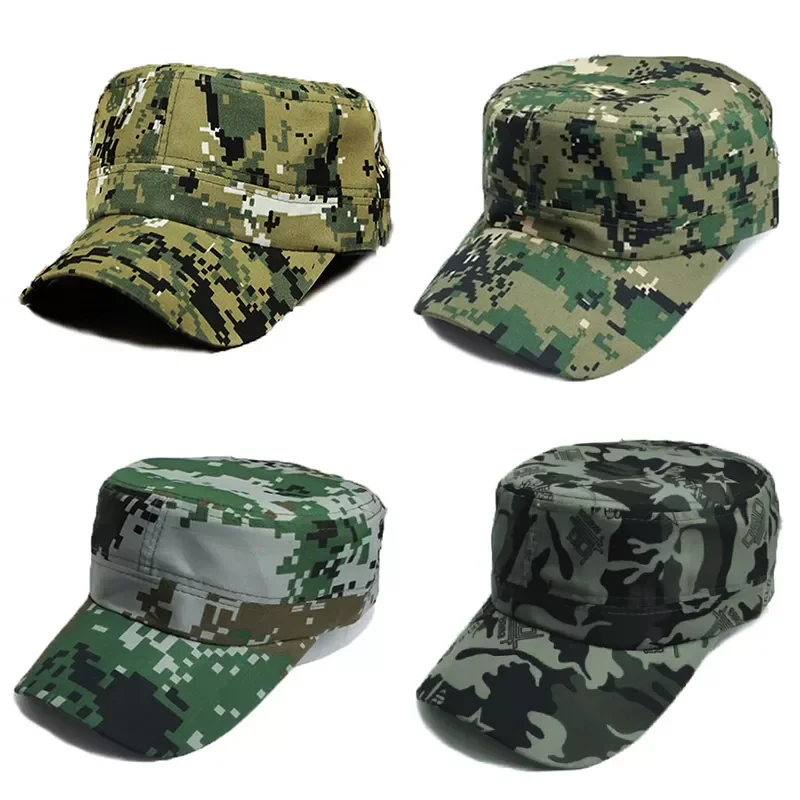 

New Camouflage Baseball Hat Men Women Tactical Flat Caps Outdoor Sports Camping Hiking Sunhat Hunting Sun Caps Training Hat