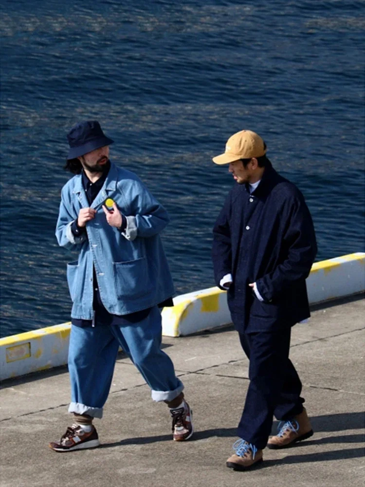 NANAMICA 23AW японский городской мальчик свободная повседневная однобортная