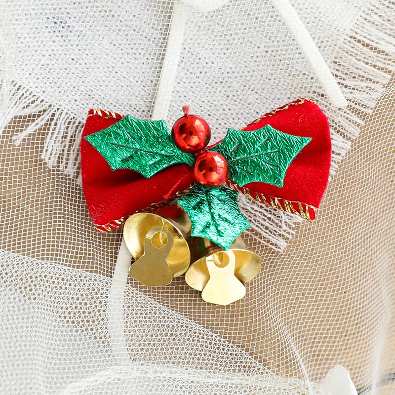 

Домашний декор, Свадебный Рождественский кулон, украшение, аксессуар для дома, праздничный кулон, бант, маленький колокольчик, украшения, по...