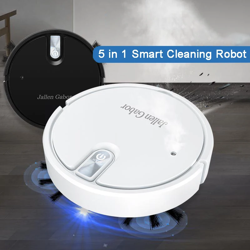 

Smart Cleaning Robot Multifunctional Wireless Powerful Vacuum Cleaner USB Rechargeable Home Sweeping Mopping Humidifying Robots
