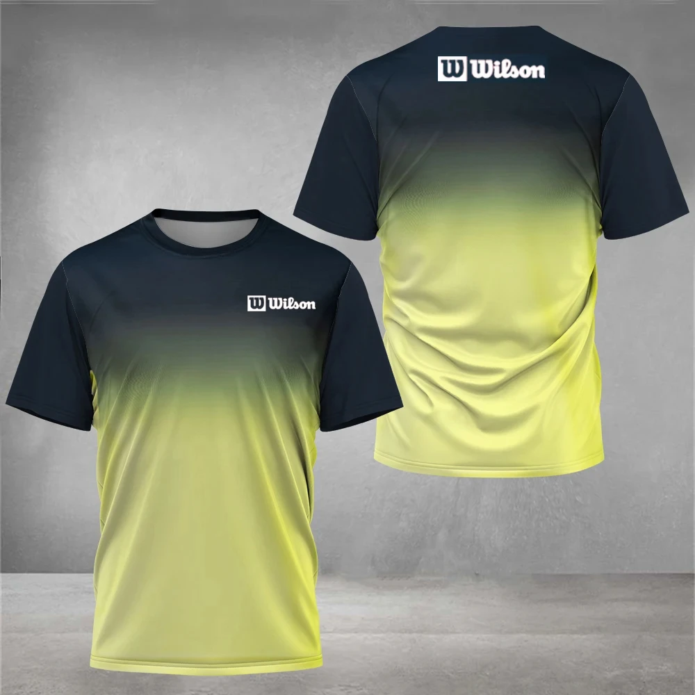 

New Men'S Sports Badminton Clothing, Quick Drying, Breathable, High-Quality Short Sleeved, Fashionable And Casual Short Sleeved