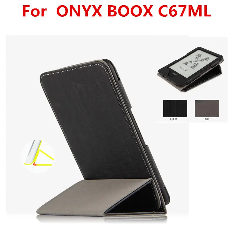 

Protective PU Case for Onyx Boox C67ML Magellan/Caesar/Darwin/James Cook/Vasco da Gama 6 5 4 3 2 6 inch Ebook Reader Stand Cover