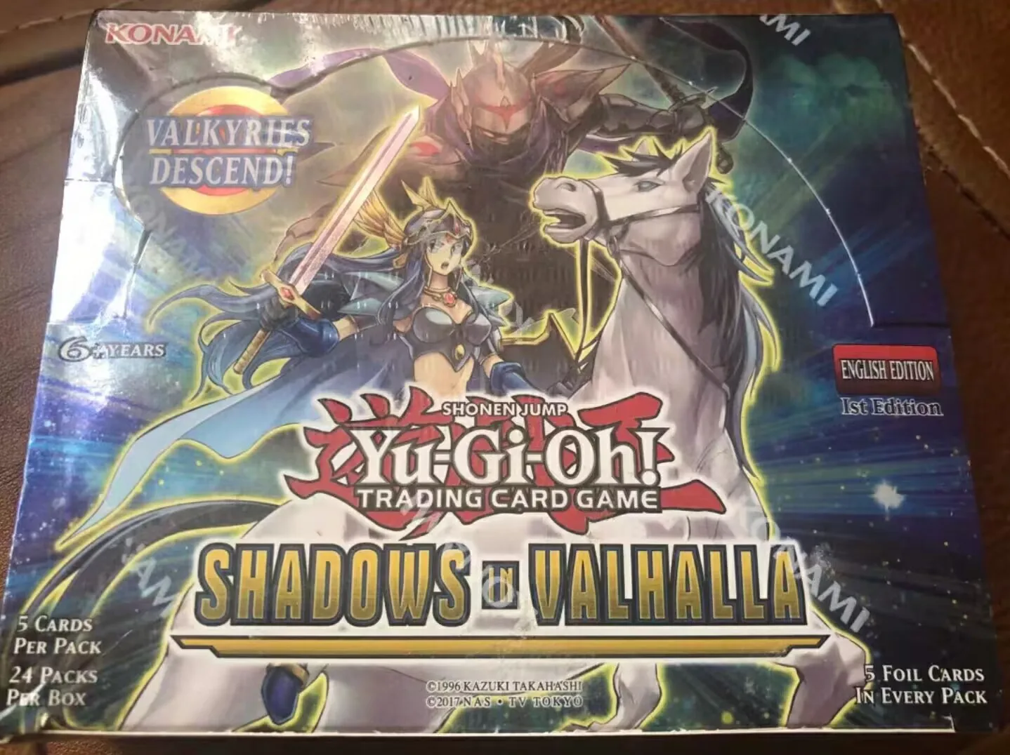 Yugioh KONAMI Дуэль Монстры TCG тени в валгалле SHVA английская коллекция 1-го выпуска