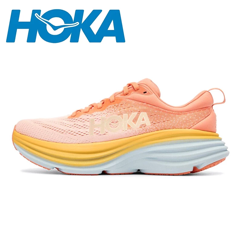 

New Bondi 8 Outdoor Running Shoes for Women Low Upper Breathable Casual Ssneakets Light Elastic Joggijg Sneakers Male Hoka Shoes