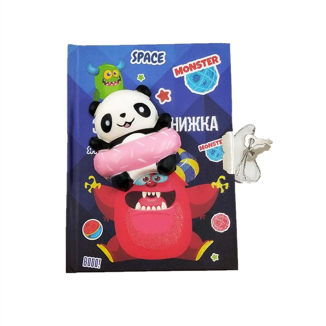 Новый Блокнот с симпатичной мягкой искусственной игрушкой медленно