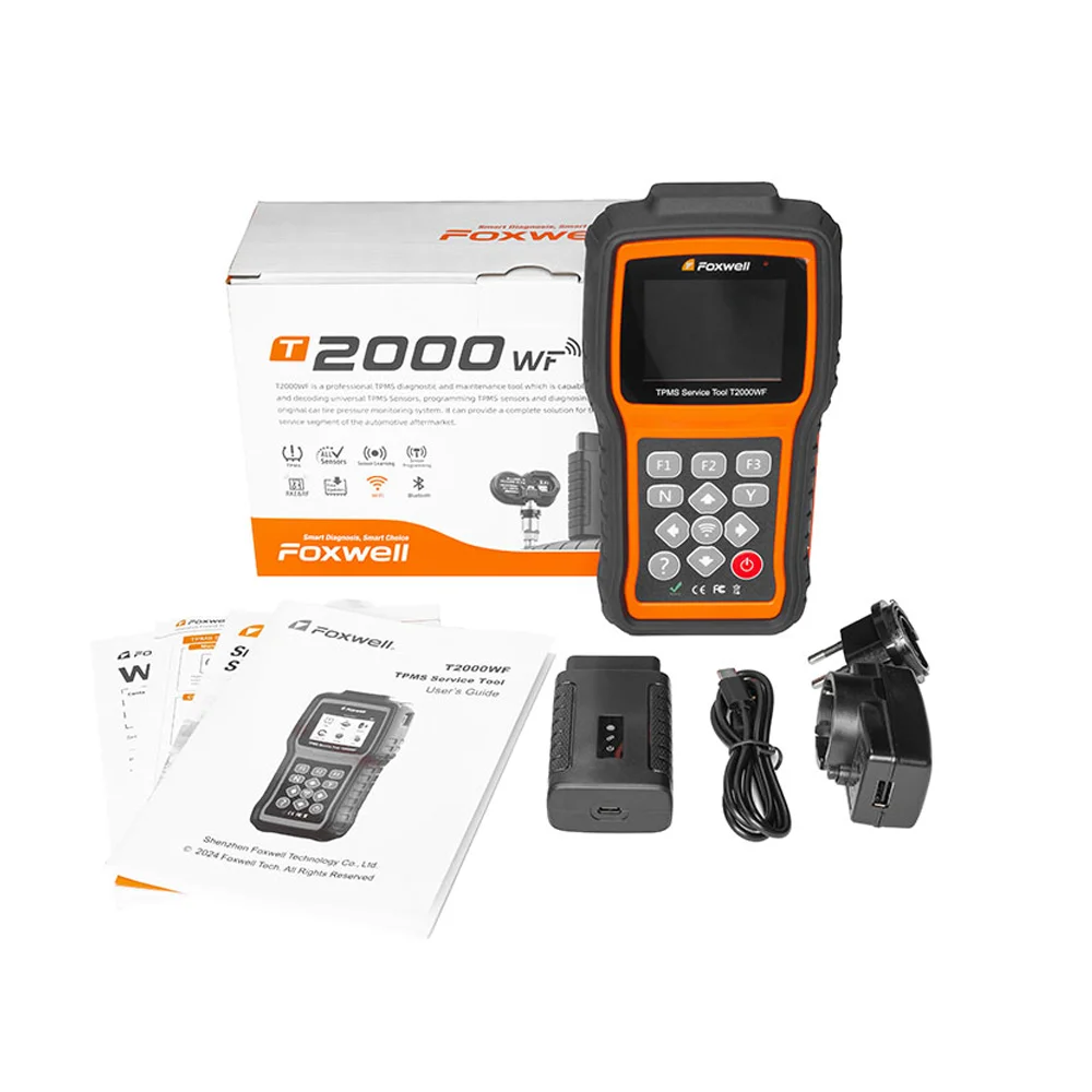

FOXWELL T2000WF Датчики TPMS Инструмент для диагностики и обслуживания программирования Система контроля давления в автомобильных шинах PK t2000 pro