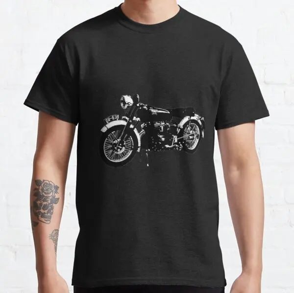 

Винсент мотоцикл BlackShadow футболка для Cagiva CFMOTO KTM Triumph Suzuki Husqvarna Bimota