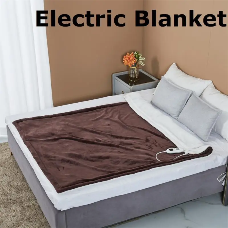 

Многофункциональное Фланелевое электрическое одеяло, одеяло с подогревом, обогреватель тела, шаль, Электрический Теплый матрас, 3 уровня ко...
