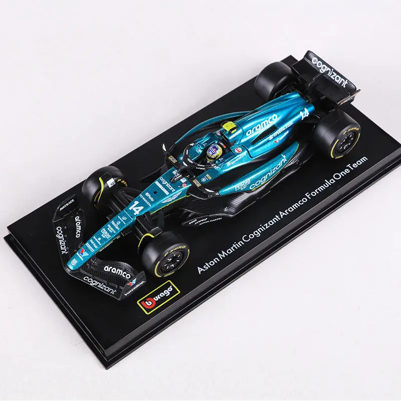 Модель гоночного автомобиля Aston Martin F1 1:43 модель из сплава AMR23 Alonso