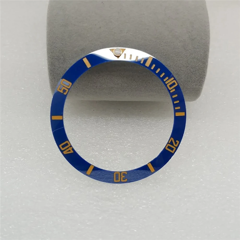 

Керамический циферблат для часов, внешний диаметр 38 мм, внутренний диаметр 30,5 мм, золотой циферблат, керамический БЕЗЕЛЬ для часов, аксессуа...