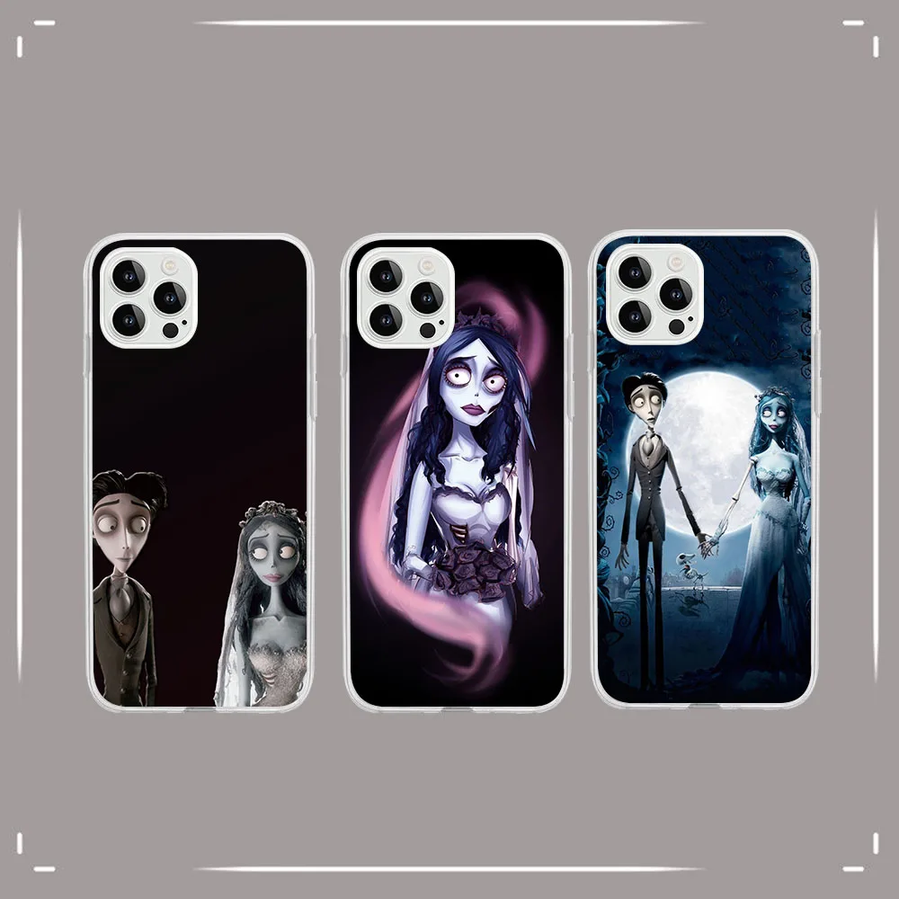 BK-11 Corpse Bride Silicone Case For Moto E20 E30 G24 G5 G5S E6 E6S E6i E7 E7i G10 Play GO Plus Power