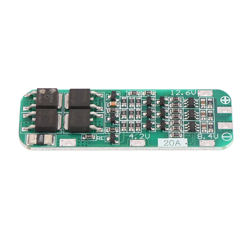 

3S 3-series 20A Lithium Battery 18650 Charger PCB BMS Protection Board 12.6V 18650 Li-ion Battery Cell Charging Module 11.1V 12V