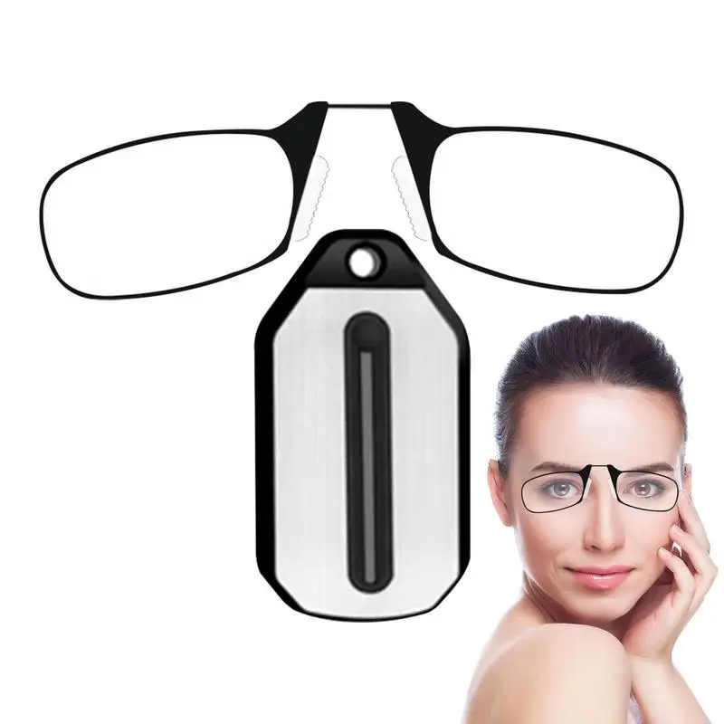 

Reading Glasses Keychain Foldable Reading Glasses Keychain Bags Compact Folding Readers Reading Glasses Blue Light Blocking