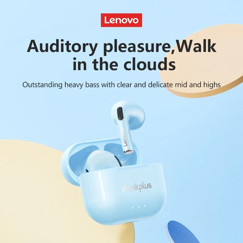 Lenovo LP40 Pro Plus Беспроводные Bluetooth V5.3 Наушники с низкой задержкой Игровые спортивные