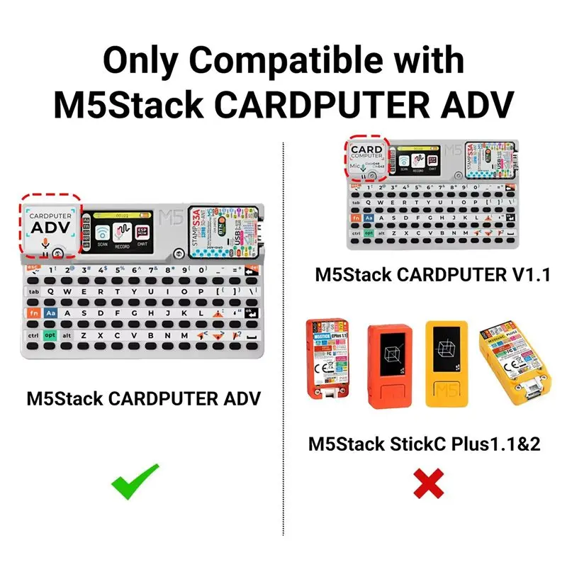 Фото Двухдиапазонный модуль B27B NRF24 и CC1101 2-в-1 для платы M5stack Cardputer ADV RF, улучшенная антенна для стабильности сигнала 2.4G/433M №2