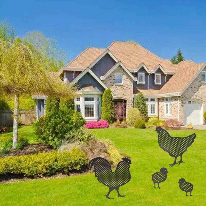 

4 шт., фигурки для курицы, для сада