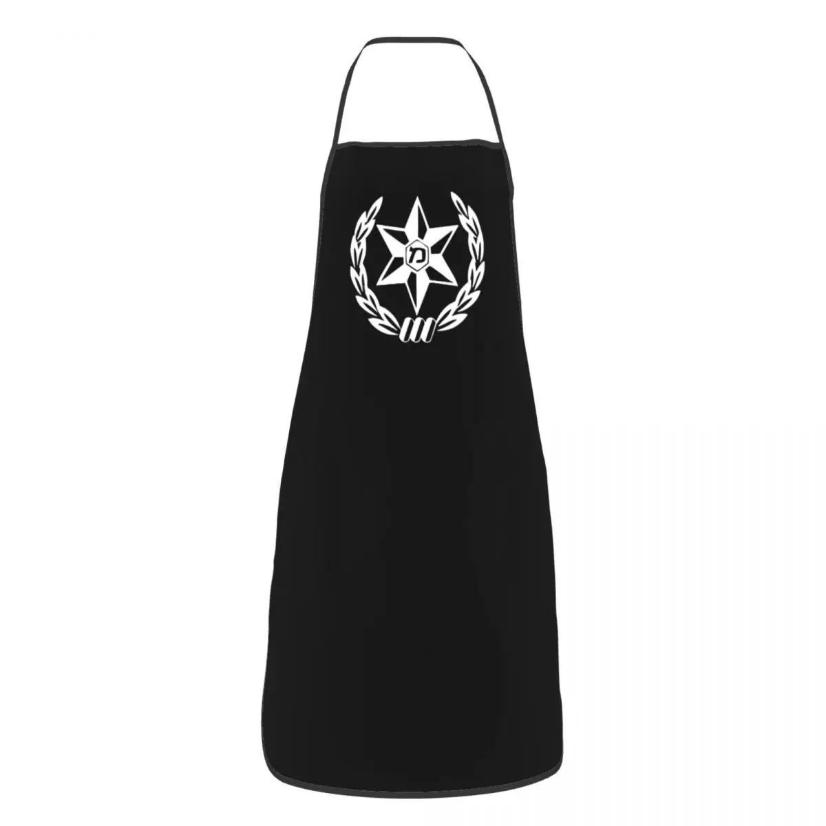 

Custom Bib Emblem Of Israel Police Apron Men Women Unisex Adult Chef Kitchen Cooking Tablier Cuisine Gardening