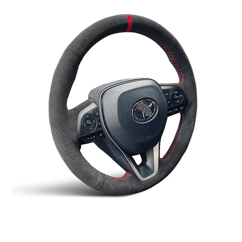 Для Toyota Camry Corolla Vios Rav4 Highlander ручная работа прошитая игла резьба чехол рулевого