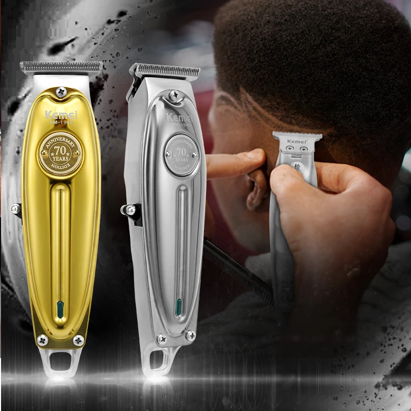 New Electric Barber Clipper Full Metal Professional Hair Trimmer For Men Beard Hair Clipper Finishing Hair Cutting Machine