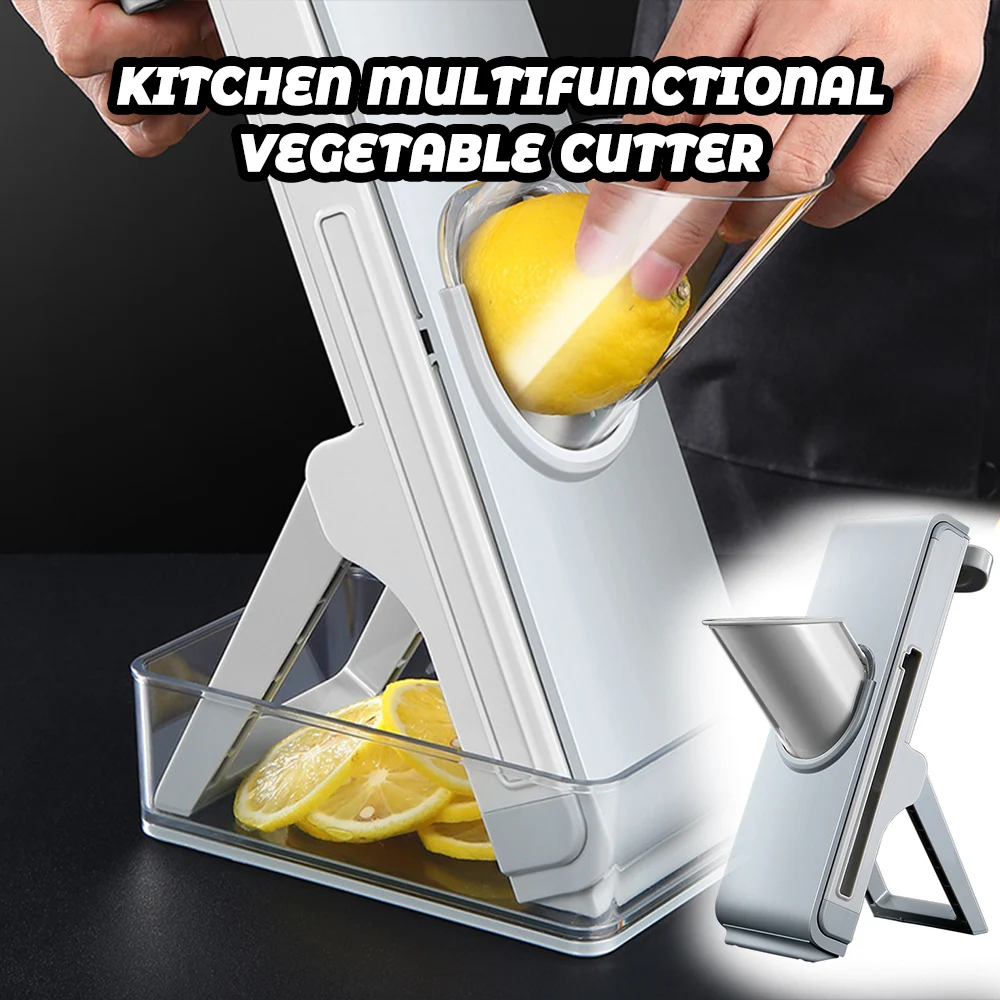 

Multifunctional Lemon Cutter Adjustable Vegetable Grater Shredding Artifact Slicing Artifact Manual Grater shredder Kitchen Tool