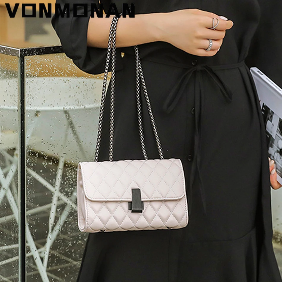 

Women Handbags Purses Quilted PU Leather Chain Crossbody Shoulder Bags New Ladies Evening Luxury Designer Brand Sac A Mian