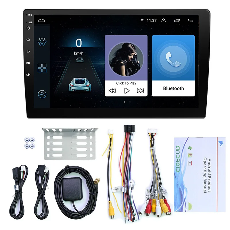 Заводская поставка 9 дюймов 2din Android 9.1 система автомобильный радиоплеер с wifi bt fm am 2