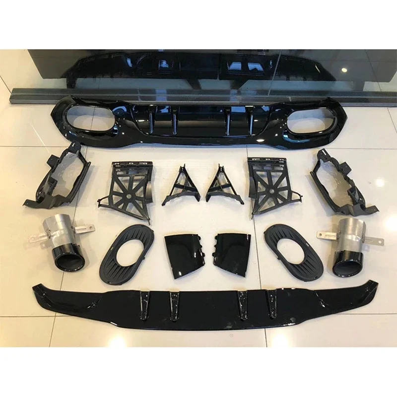 Задний диффузор для W177 2019-2020 A класса седан хэтчбек A180 A200 A220 A250 PP задний бампер