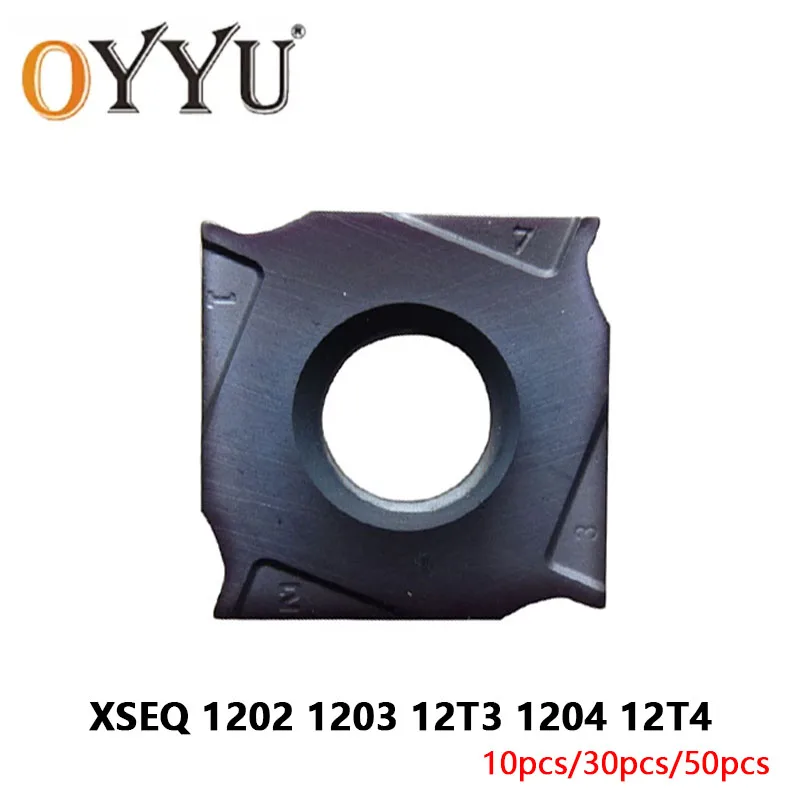 Фрезерные пластины XSEQ XSEQ1202 XSEQ1203 XSEQ12T3 XSEQ1204 XSEQ12T4 Трехсторонние фрезерные лезвия
